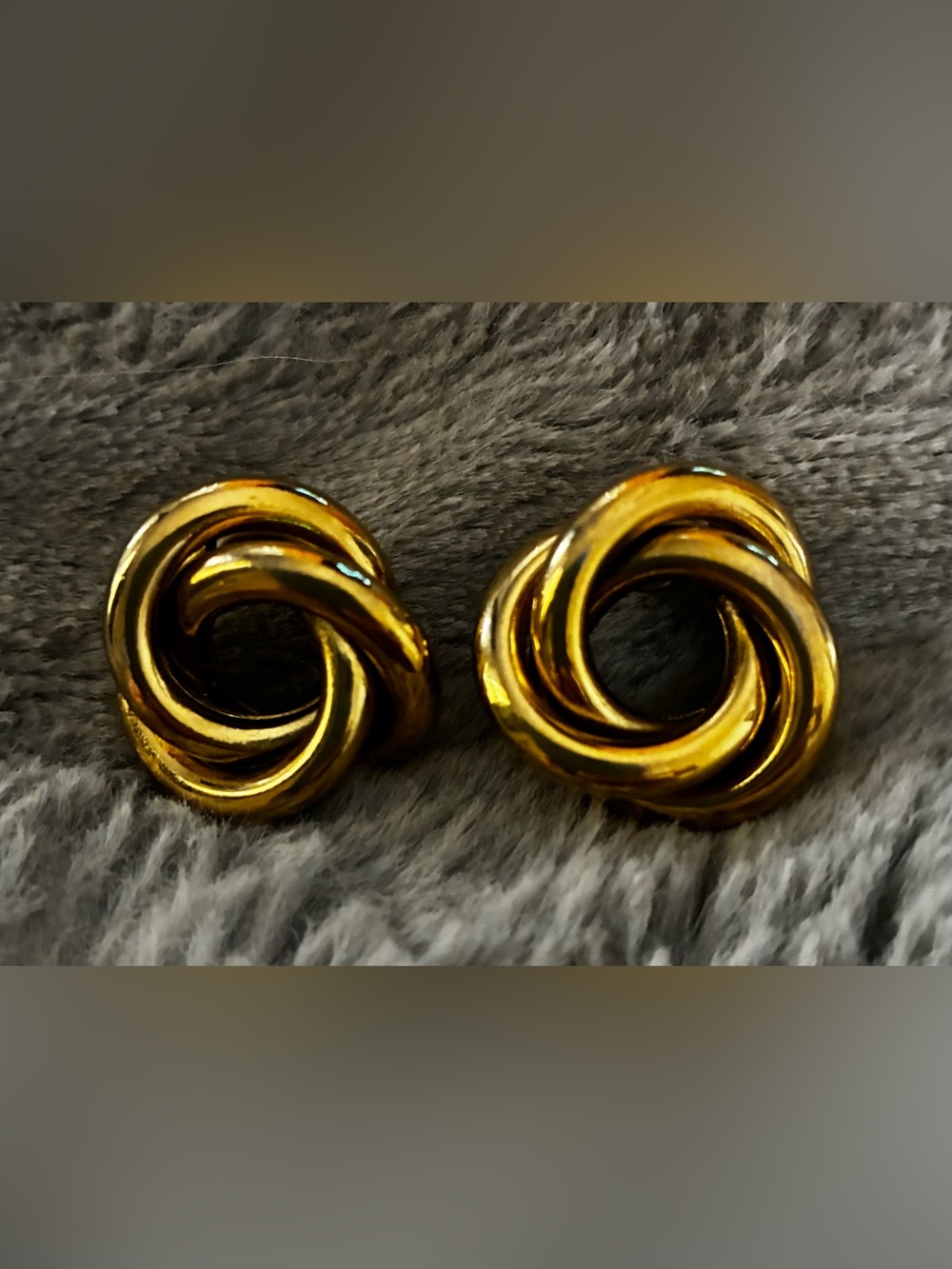 Classic Gold Knot Stud Earrings - Elegant Women's Jewelry